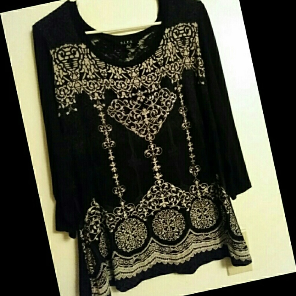 Beautiful New/Never Worn Rhinestone Blouse